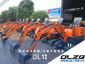 熱銷款無尾DL12迷你挖掘機(jī)