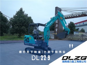 DL22-9小型履帶液壓挖掘機