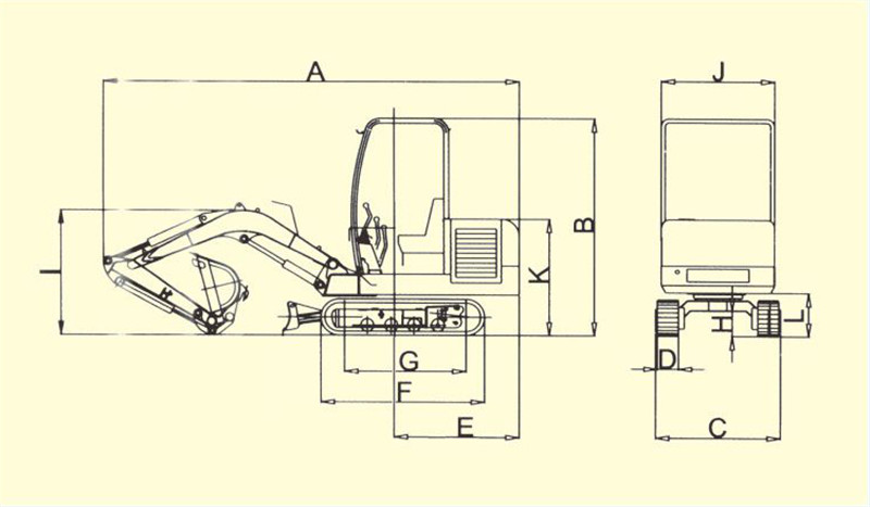 DL18X微型挖掘機(jī)